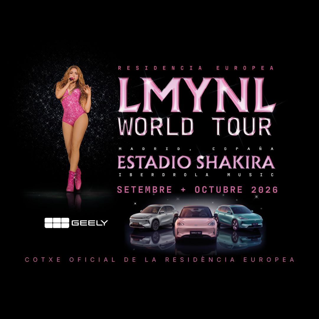 Viu en directe el concert de Shakira amb Geely Oliva Motor