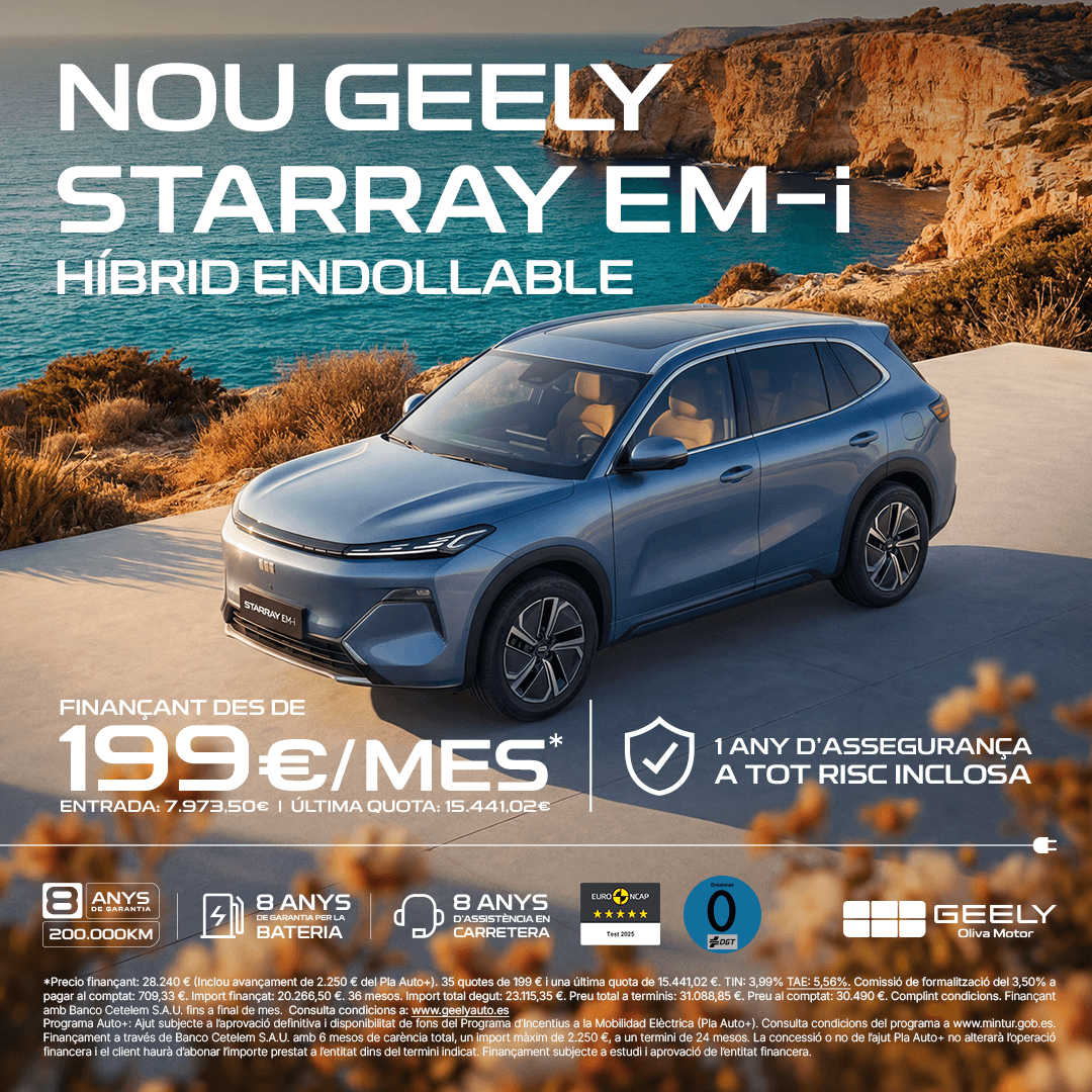 Geely Starray EM-i des de 199 €/mes*